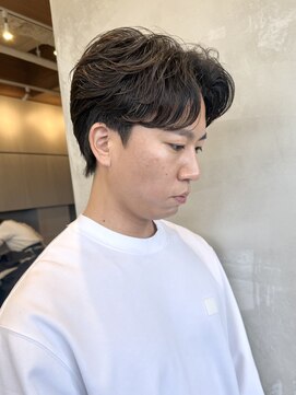 エリマバイフィフス 調布(elima by fifth) 調布メンズパーマニュアンスパーマフェザーパーマセンターパート