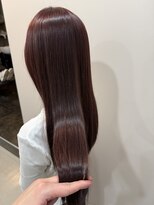 カミエ(kamie) ◎ブリーチなしダブルカラー/ワインレッド/三宮美容室/仁井亮