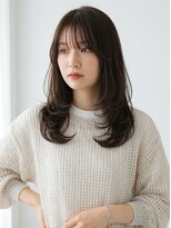 キビト(kibito) 顔周りロングレイヤーカット大人可愛い新宿四ツ谷20代30代40代
