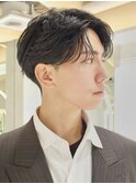 men's/顔周り/ニュアンスパーマ/黒染め/韓国/ダウンパーマ