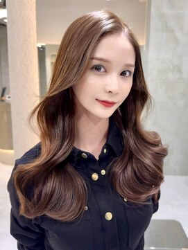 ディーバ 池袋東口(D.I.E.V.A) 20代30代髪質改善韓国ワンホンレイヤーチョコブラウンベージュ