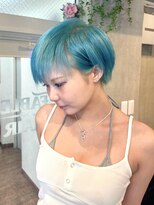ファブルヘア(FABLE HAIR) light blue cyan