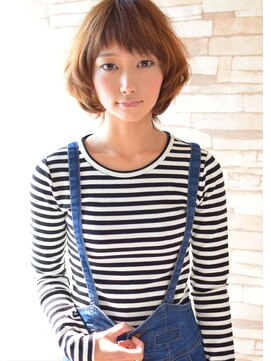 テイル ヘアーサロン(TALES Hair Salon) ショートバングのボブパーマ　テイル　by大村