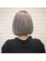 ビス ヘア アンド ビューティー 西新井店(Vis Hair＆Beauty) ホワイトラベンダー/ホワイトグレージュ/ボブ/ミニボブ/小顔