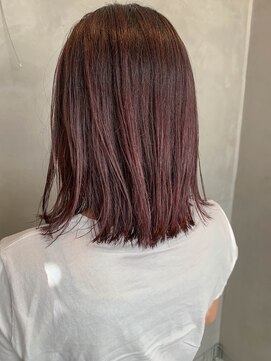 テトヘアー(teto hair) medium(ピンクパープル、くびれボブ、ラベンダーピンク)