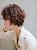 【DaVin中目黒】大人かわいいオフィスパーマ_アッシュブラウン
