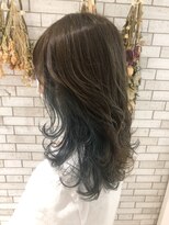 ゼルレーヴ(ZELE reve)&nbsp;ベージュカラー×インナーブルー