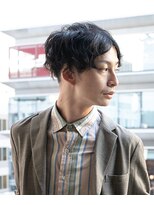 エヌドットバーバー ギンザ(N.BARBER GINZA)&nbsp;お淑やかな雰囲気で魅了 ラウンドMIXパーマ【銀座】<理容室>