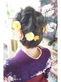 ショートヘアーを華やかに！フロント編み込みアレンジ