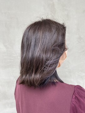 グク(GUK) ラベンダーアッシュ〔沼津/インナーカラー/ダブルカラー〕