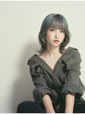 ボブ/カーキグレージュ/マッシュショート/大人かわいい[新宿駅]
