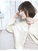 ナチュラルくびれ丸みボブ/小顔ミニボブ/20代30代40代錦糸町d