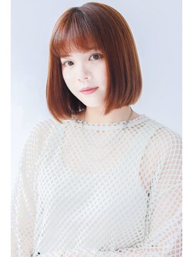 マッシュアンドマッシュアヴェダ ららぽーと福岡店(mash&mash AVEDA) 大人可愛い☆アヴェダveganカラーオレンジベージュ