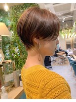 ロンドフルール 大宮東口(Lond fleur) Lond fleur林　大人可愛いハンサムショート　グレーベージュ