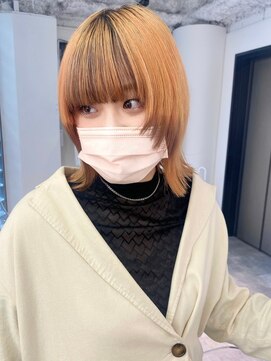 ペレ 渋谷(PELE) J119_オレンジ×ブラウン