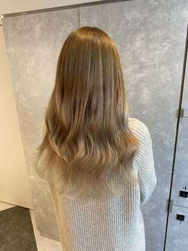 ガルボヘアー 名古屋栄店(garbo hair) #名古屋#栄#プルエクステ#ハイトーン#ベージュ#ブリーチ