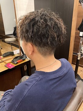アイリーヘアデザイン(IRIE HAIR DESIGN) 【IRIE HAIR赤坂】ツイストスパイラルパーマ×ツーブロック