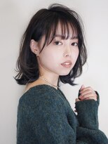 ビュートリアム 梅田(BEAUTRIUM)&nbsp;外ハネロブ/切りっぱなしボブ/レイヤー/30代/40代/50代/梅田