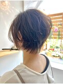 大人綺麗7 可愛い3  グレージュショートボブ
