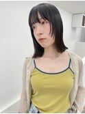 シンプルボブ×フェイスレイヤーカット
