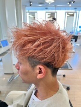 タヤ 熊本光の森店(TAYA) メンズピンク系ハイトーンカラー