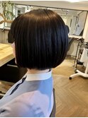 切りっぱなしボブミニボブパーマくびれボブ外ハネボブブリーチ