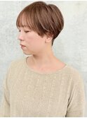 刈り上げマッシュショート刈り上げ女子大人可愛いショートヘア