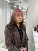 小顔◎ボブルフ/ネビージュ/髪質改善/ハイトーン
