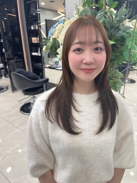 ラナン(Ranun) レイヤーヘア艶髪ベージュカラー