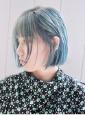 ボブミディアムショートくびれヘア顔周りレイヤー_ba399912