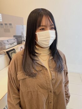 ヴァンカウンシル 福岡店(VAN COUNCIL)の写真/柔らかさと艶感で周りと差をつける【赤みを抑えて憧れの髪色に☆こなれ感upのグレージュカラー】
