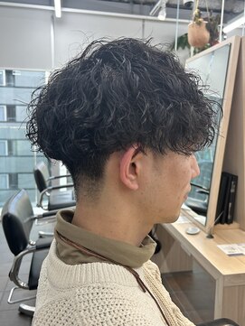 サロンドジョー(salon de joe) メンズカットツイストスパイラルパーマニュアンスパーマショート