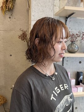 ほきもと美容室 ゆるめボブパーマ