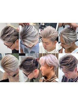 最旬トレンドカラーならお任せ*透明感抜群×ホワイトカラーも◎[仙台/ブリーチ/ハイライト/学割U24]