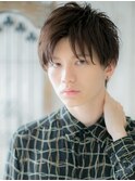 ナチュラルダークアッシュメンズショートY南越谷