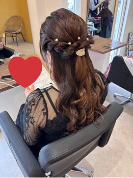 ポルカドット 豊橋店(Polkadot) ふわふわハーフアップ