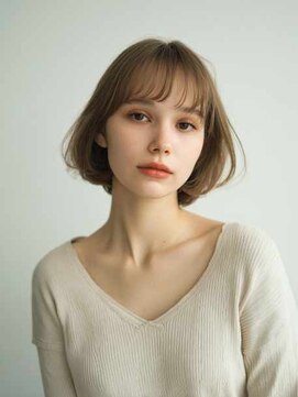 トクテ 吉祥寺(tokute) くびレイヤーエモージュグレージュカラーくびれショート/吉祥寺