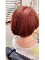 ヘアーゾーン ハチマルハチ 登戸駅前店(Hair Zone 808)&nbsp;ジアミンフリーのワインレッド