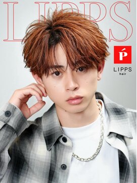 リップス 天神(LIPPS) LIPPS天神メンズツーブロックフェザーショートパーマ刈り上げ