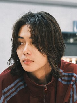 アンサー 渋谷(ANSWER) メンズミディアム　メンズボブ　毛流れスパイラル