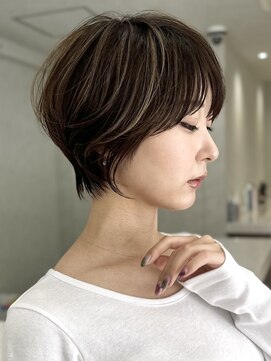 ライズ ネックス ザ サロン 渋谷(LIZE nex the salon) 前髪ありショートヘア　40代50代60代［＃渋谷駅］#27