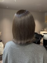 モク 立川(moc)&nbsp;韓国風レイヤーカットブリーチダブルカラー前髪