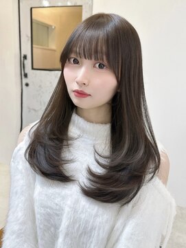 アイドットプラスフェリシア 表参道(i.+FERiCIA.) レイヤーカット/顔周り/前髪薄め/ミディアム/表参道美容室