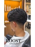 MEN’S HAIR/サーフカール/刈り上げセンターパート/髪質改善