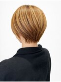 美フォルムコンパクトショート × ハニーベージュ
