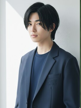 ハイレート ウニクス川越店(Hairate) 【Hairate本川越】メンズセンターパートカットスタイル