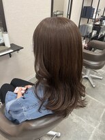 バセット バイ アルター 鎌取店(basset by aL-ter)&nbsp;イメチェン/ピンクベージュ/アンブレラカラー/前髪/鎌取