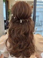 アンクレア アオヤマ(ancrea Aoyama)&nbsp;大人かわいいお呼ばれヘアアレンジ