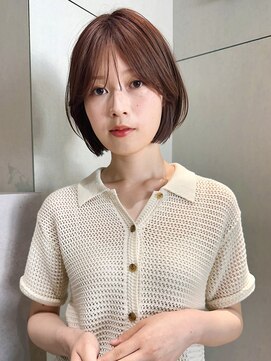 シンス 銀座(since) ショートボブ/丸みボブ/小顔ショート/顔周りカット/似合わせ