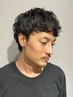 【初回メンズ限定】カット+パーマ+ファインバブル